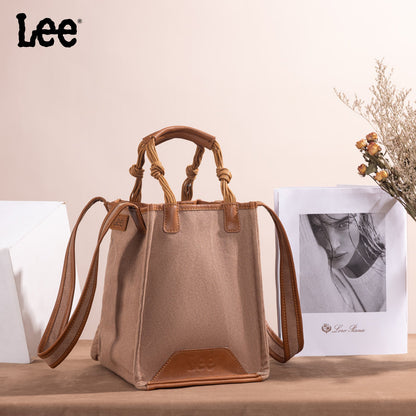 LEE53-002   LEE Canvas Top Knot Handle Tote Bag/Shoulder Bag