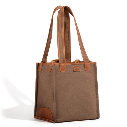 LEE53-002   LEE Canvas Top Knot Handle Tote Bag/Shoulder Bag
