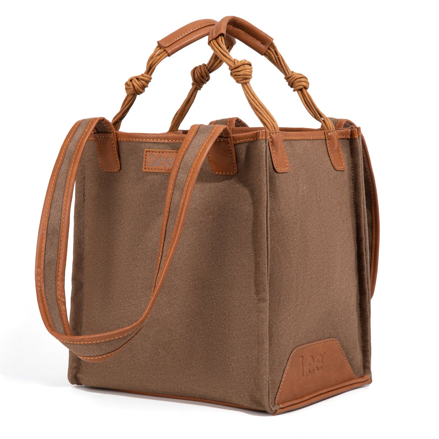 LEE53-002   LEE Canvas Top Knot Handle Tote Bag/Shoulder Bag