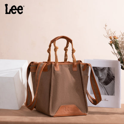 LEE53-002   LEE Canvas Top Knot Handle Tote Bag/Shoulder Bag