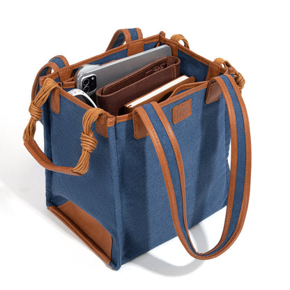LEE53-002   LEE Canvas Top Knot Handle Tote Bag/Shoulder Bag