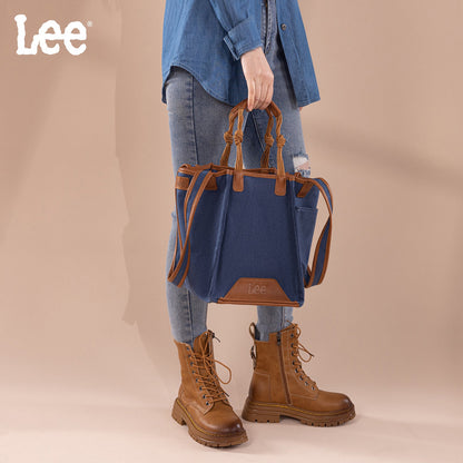 LEE53-002   LEE Canvas Top Knot Handle Tote Bag/Shoulder Bag