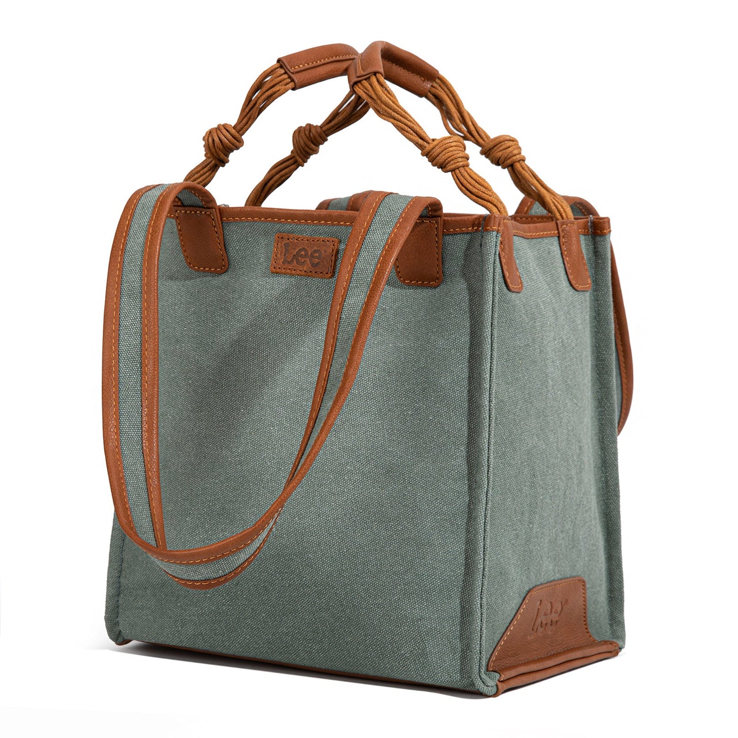 LEE53-002   LEE Canvas Top Knot Handle Tote Bag/Shoulder Bag