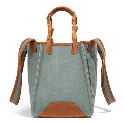 LEE53-002   LEE Canvas Top Knot Handle Tote Bag/Shoulder Bag