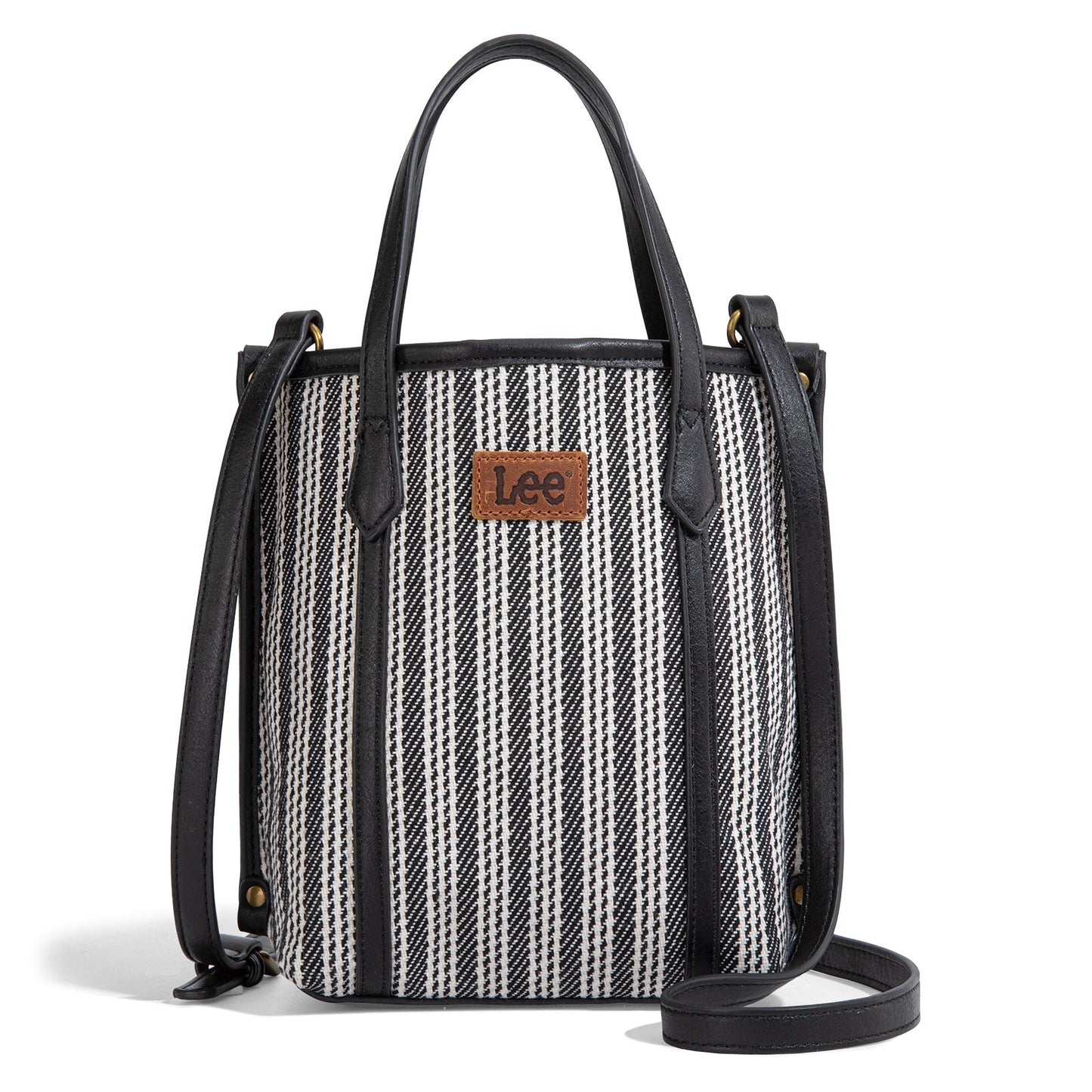 LEE55-002    LEE Stripe Collection Small Tote/Crossbody