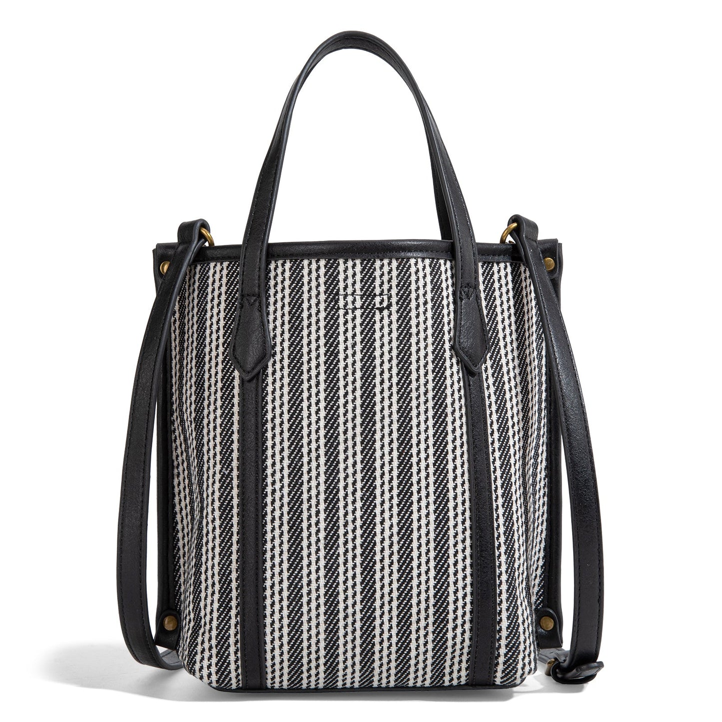 LEE55-002    LEE Stripe Collection Small Tote/Crossbody