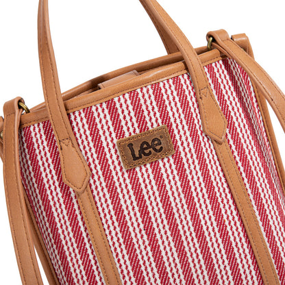 LEE55-002    LEE Stripe Collection Small Tote/Crossbody