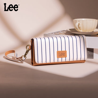 LEE56-004   Lee Striped Collection Trifold Wallet/Wristlet