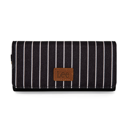 LEE56-004   Lee Striped Collection Trifold Wallet/Wristlet