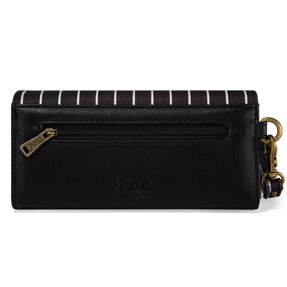 LEE56-004   Lee Striped Collection Trifold Wallet/Wristlet