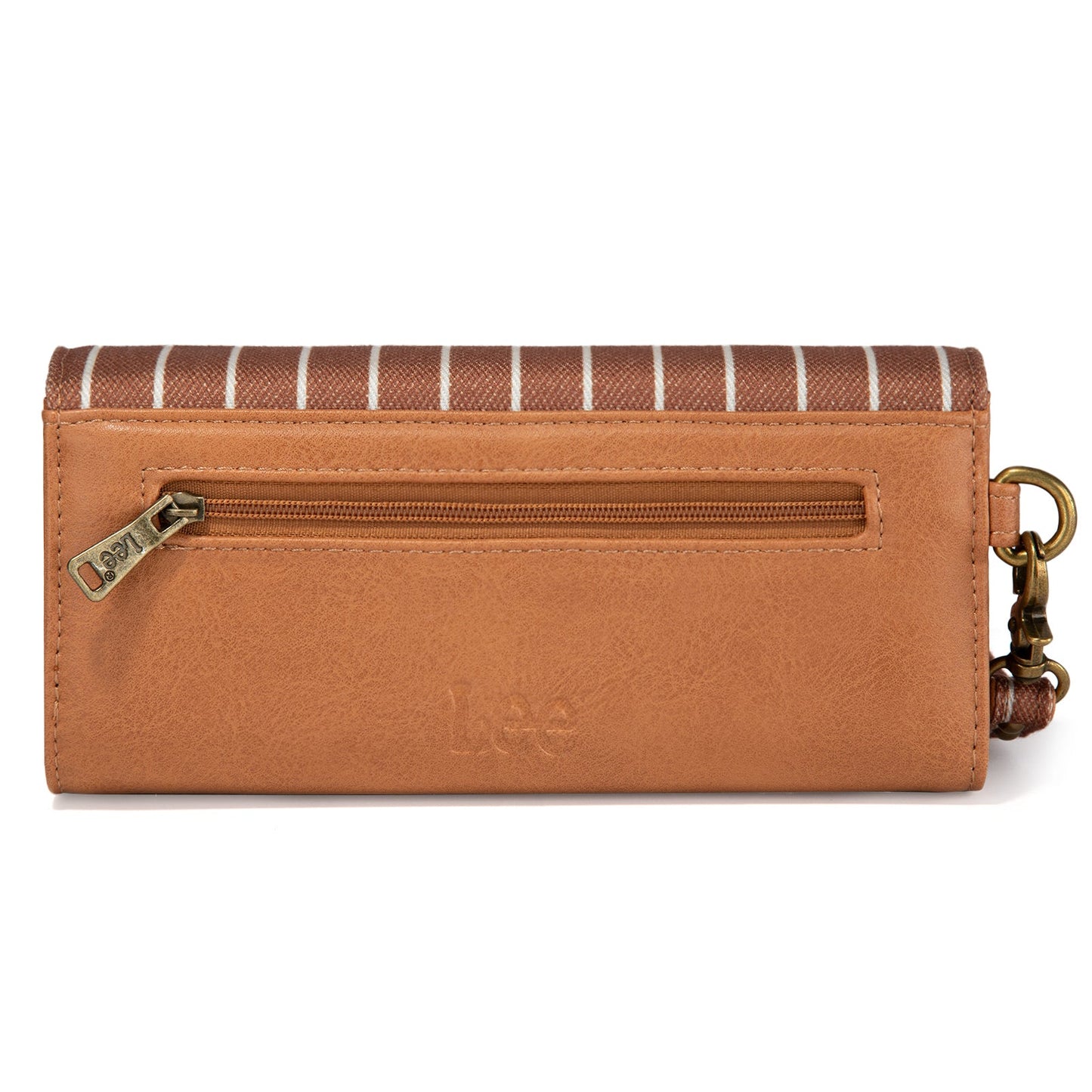LEE56-004   Lee Striped Collection Trifold Wallet/Wristlet