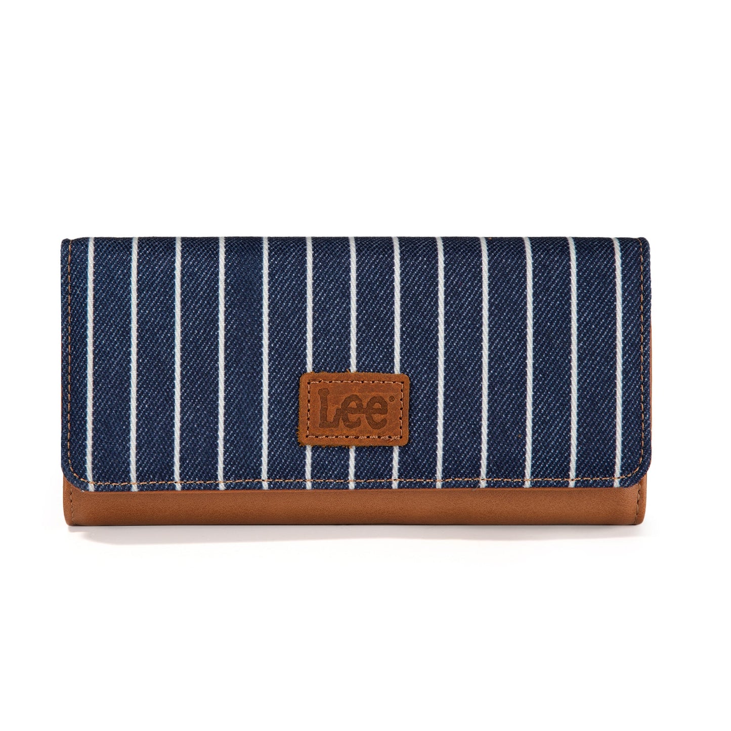 LEE56-004   Lee Striped Collection Trifold Wallet/Wristlet