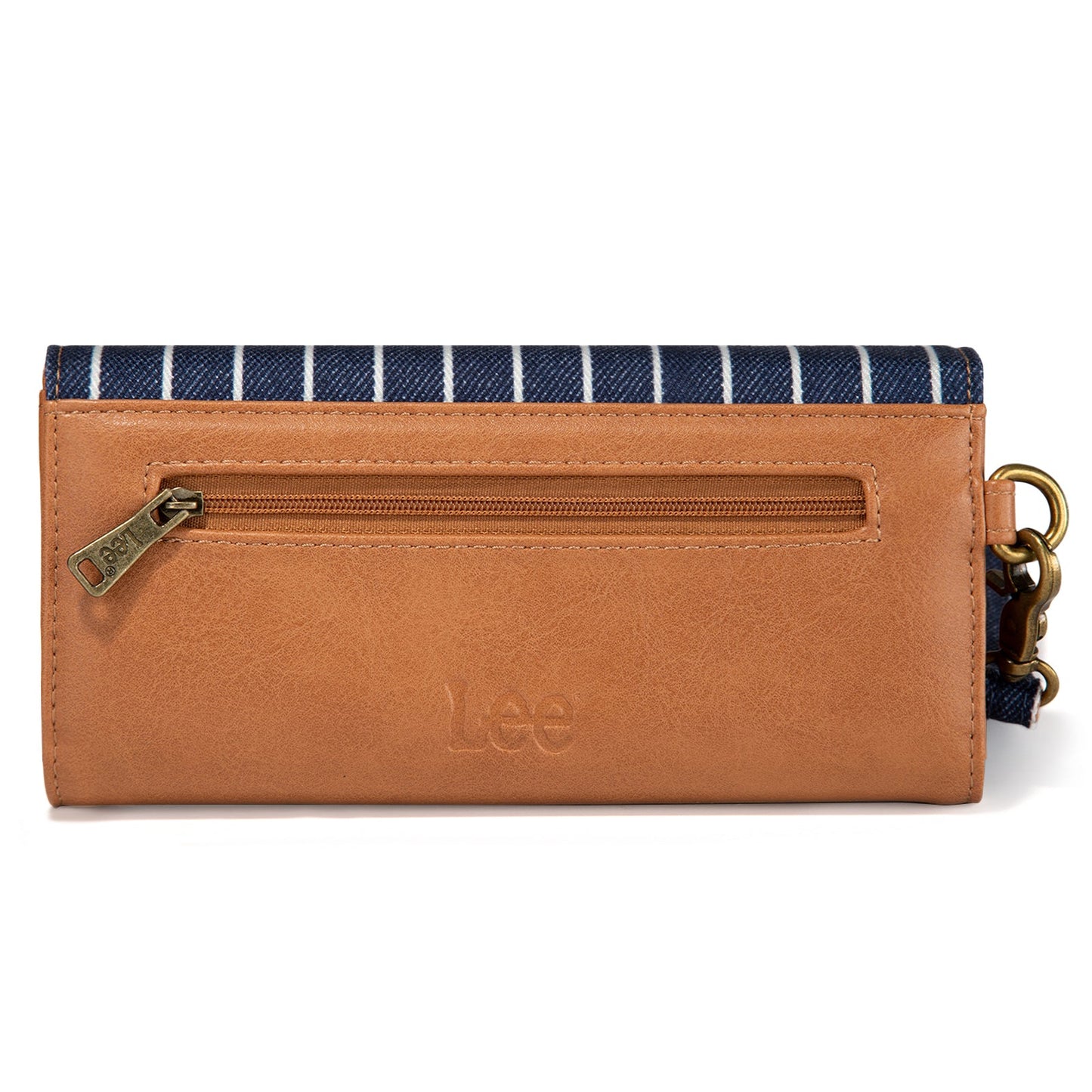 LEE56-004   Lee Striped Collection Trifold Wallet/Wristlet
