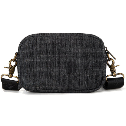 LEE58-005  LEE Denim Canvas Shoulder/Crossbody Bag with Detachable Mini Pouch