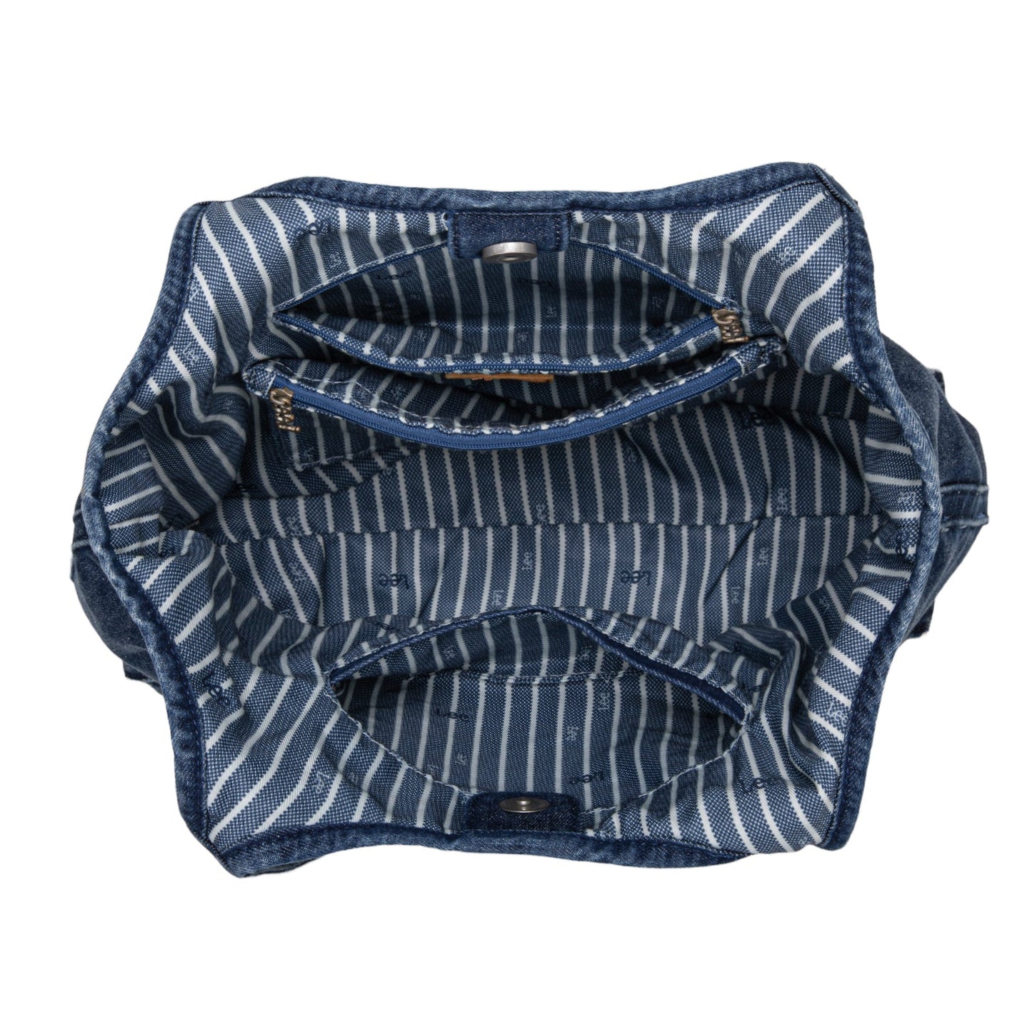 LEE63-001    LEE  Denim Canvas Tote Bag/Shoulder Bag - Dark Jean