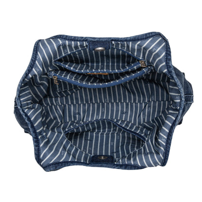 LEE63-001    LEE  Denim Canvas Tote Bag/Shoulder Bag - Dark Jean