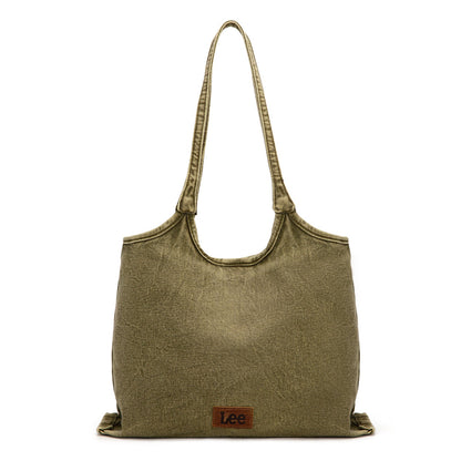 LEE63-001    LEE  Denim Canvas Tote Bag/Shoulder Bag - Green