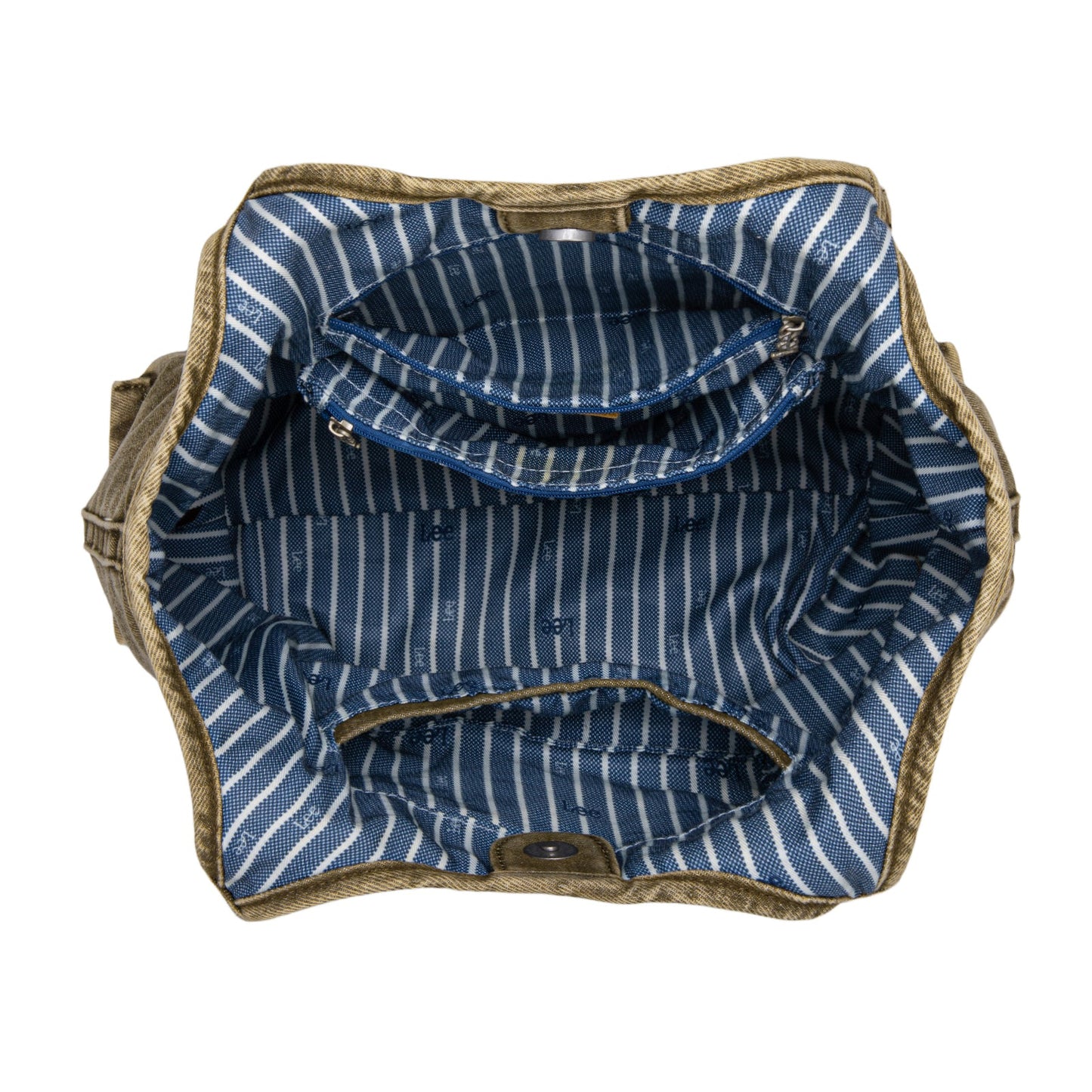 LEE63-001    LEE  Denim Canvas Tote Bag/Shoulder Bag - Green