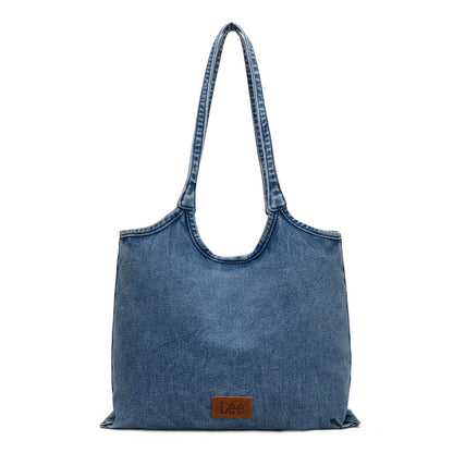 LEE63-001    LEE  Denim Canvas Tote Bag/Shoulder Bag - Jean