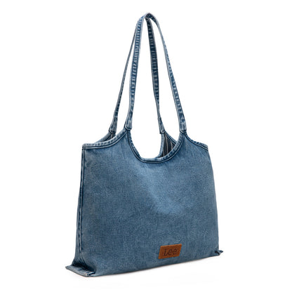 LEE63-001    LEE  Denim Canvas Tote Bag/Shoulder Bag - Jean