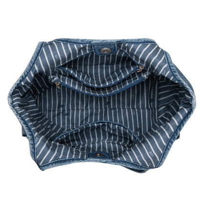 LEE63-001    LEE  Denim Canvas Tote Bag/Shoulder Bag - Jean