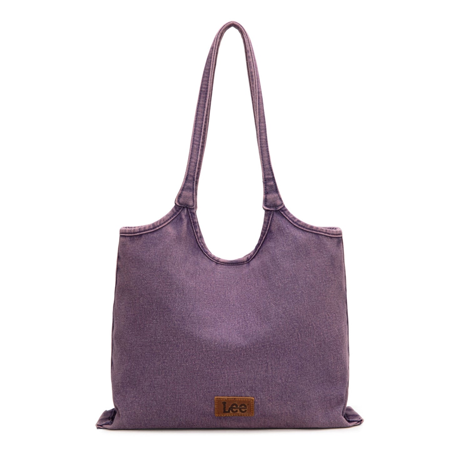LEE63-001    LEE  Denim Canvas Tote Bag/Shoulder Bag - Light Purple