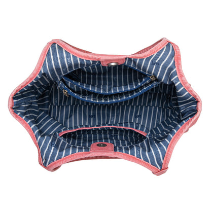 LEE63-001    LEE  Denim Canvas Tote Bag/Shoulder Bag - Pink