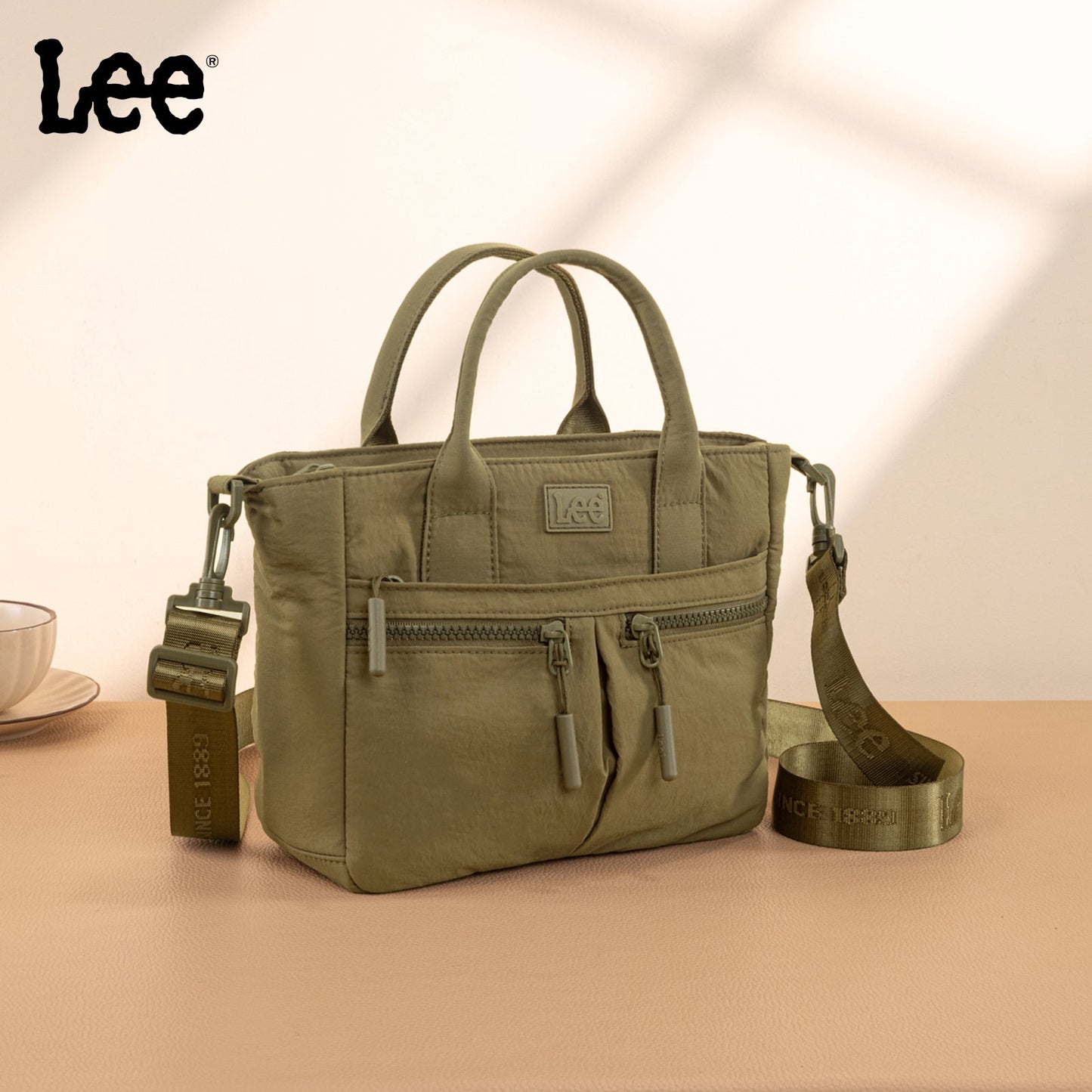 LEE65-001   LEE Multi Pocket  Small Tote/Crossbody