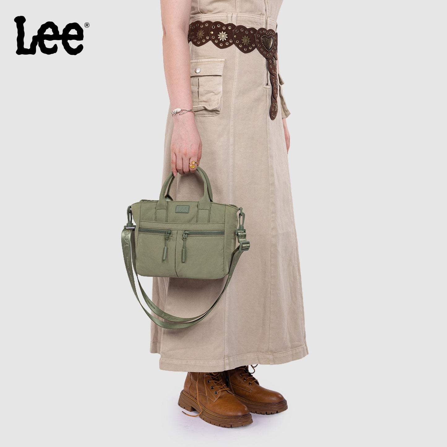 LEE65-001   LEE Multi Pocket  Small Tote/Crossbody
