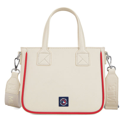 MLB-AB103  MLB Atlanta Braves  Team Tote/Crossbody with Baseball Coin Pouch