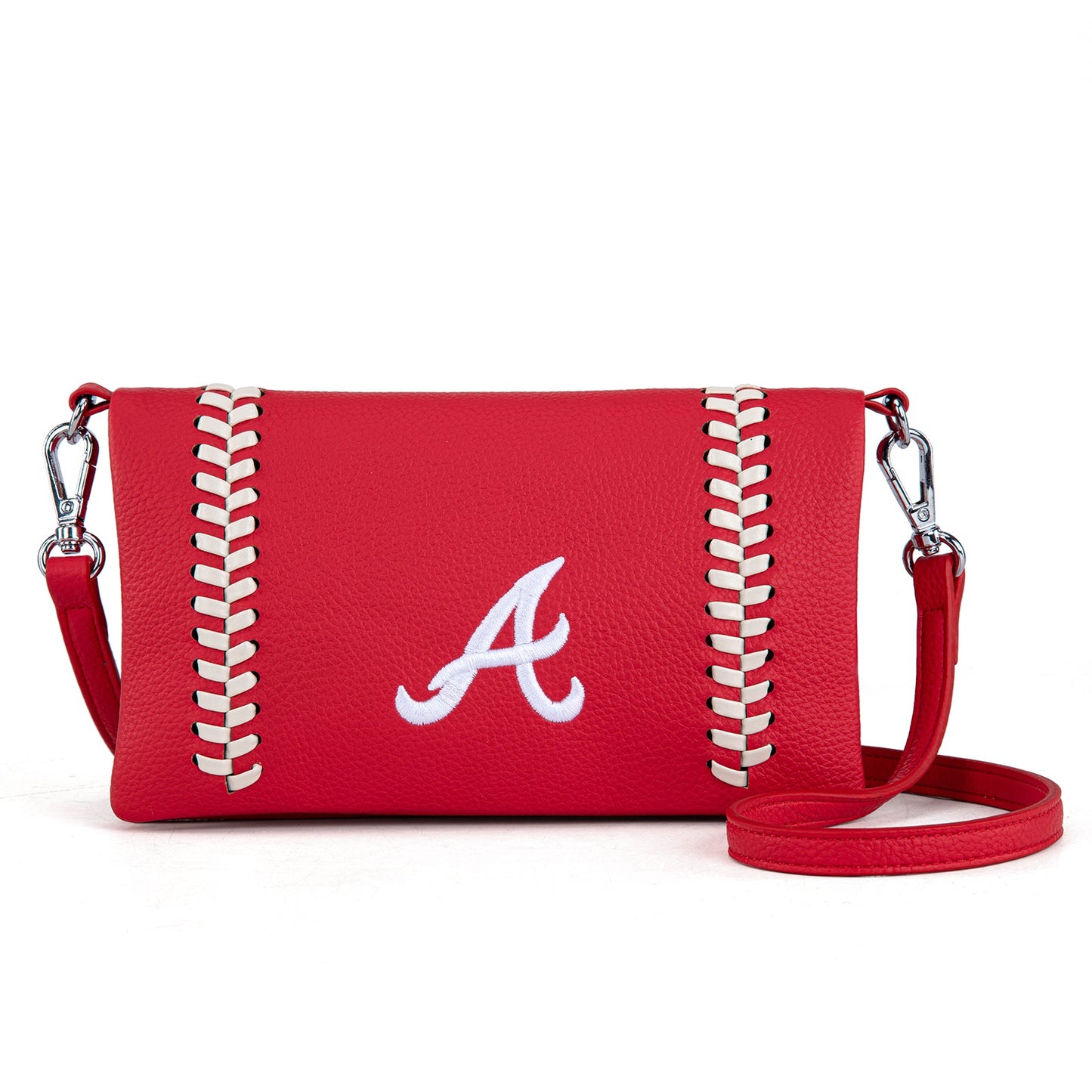 MLB-AB106   MLB Atlanta Braves Team Bi-Fold Clutch/Crossbody