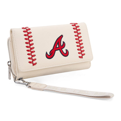 MLB-AB107   MLB Atlanta Braves Team Wallet/Wristlet