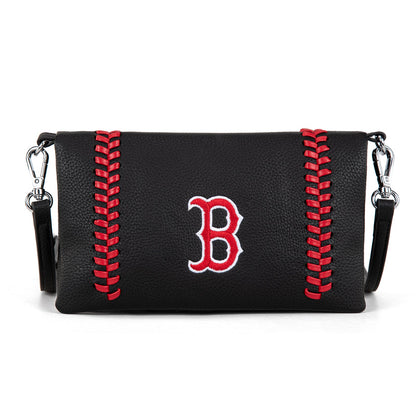 MLB-BR106  MLB Boston Red Sox Team Bi-Fold Clutch/Crossbody