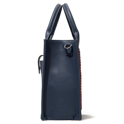 MLB-CU100-100   MLB Chicago Cubs Team Whipstitch Tote/Crossbody
