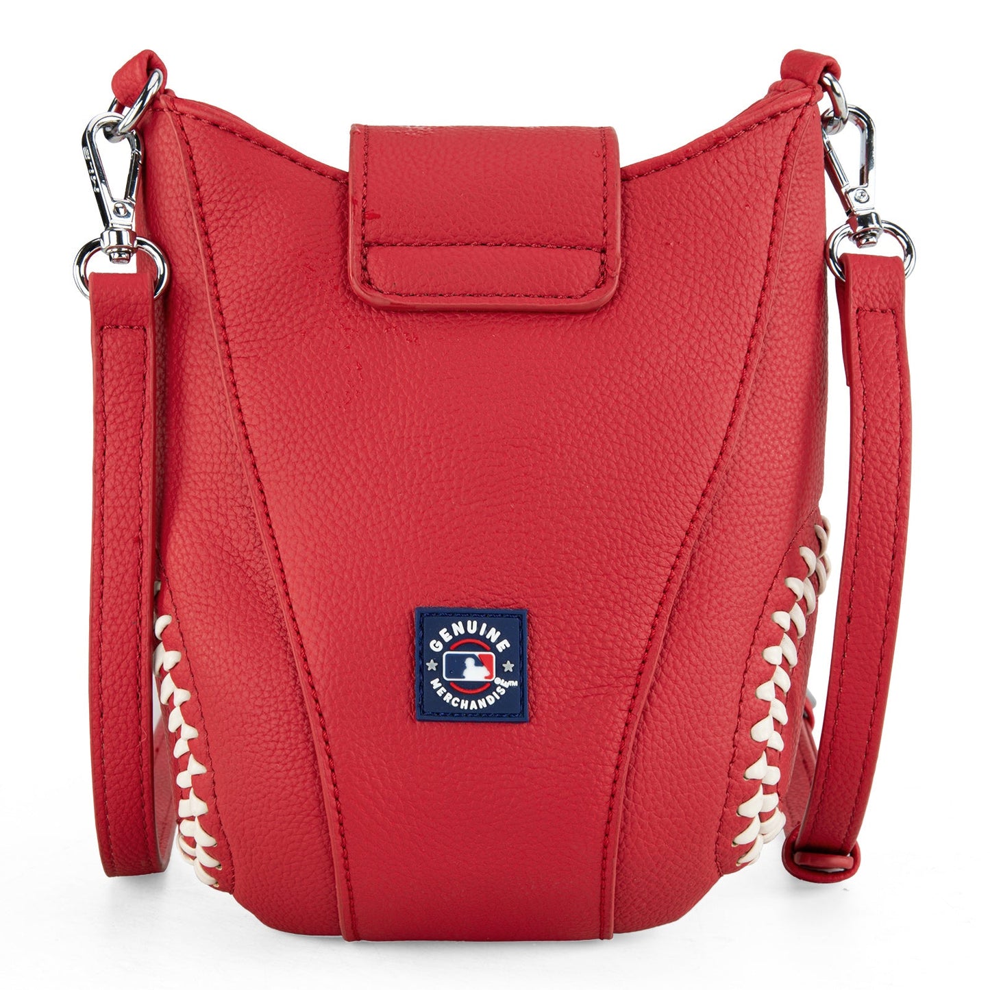 MLB-CU105   MLB Chicago Cubs Team Baseball Stitch Crossbody -Red