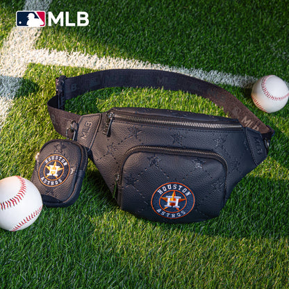 MLB-HA20-320  MLB  Houston Astros Team  Fanny Pack Belt Sling Bag