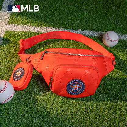MLB-HA20-320  MLB  Houston Astros Team  Fanny Pack Belt Sling Bag