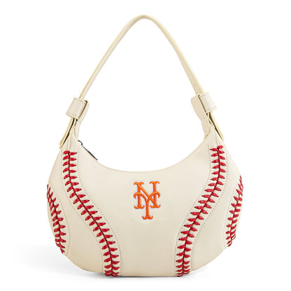 MLB-MT101  MLB New York Mets Team Hobo Bag/Shoulder Bag