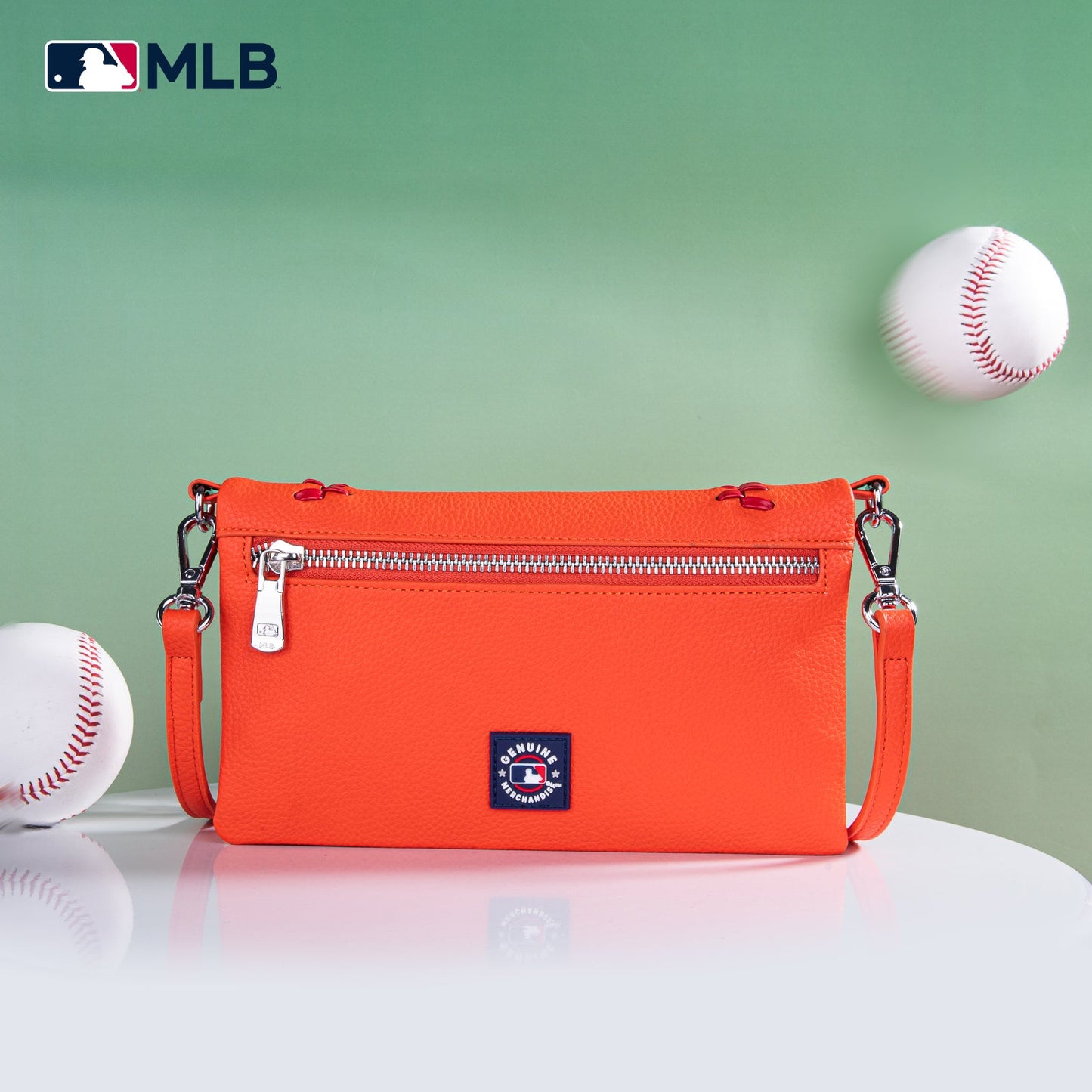 MLB-MT106  MLB New York Mets Team Bi-Fold Clutch/Crossbody