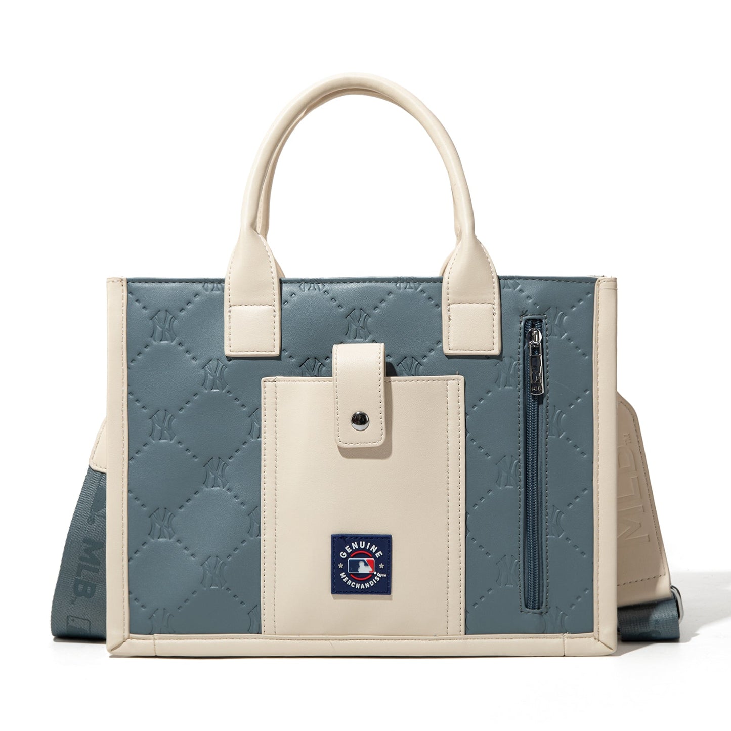 MLB-NY100-100   MLB New York Yankees Team Whipstitch Tote/Crossbody