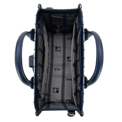 MLB-NY100-100   MLB New York Yankees Team Whipstitch Tote/Crossbody