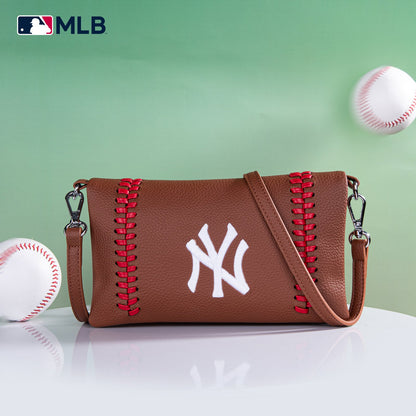 MLB-NY106 MLB New York Yankees Team Bi-Fold Clutch/Crossbody