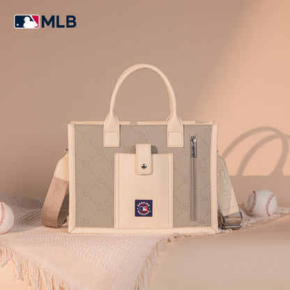 MLB-SD100-100  MLB San Diego Padres Team Whipstitch Tote/Crossbody