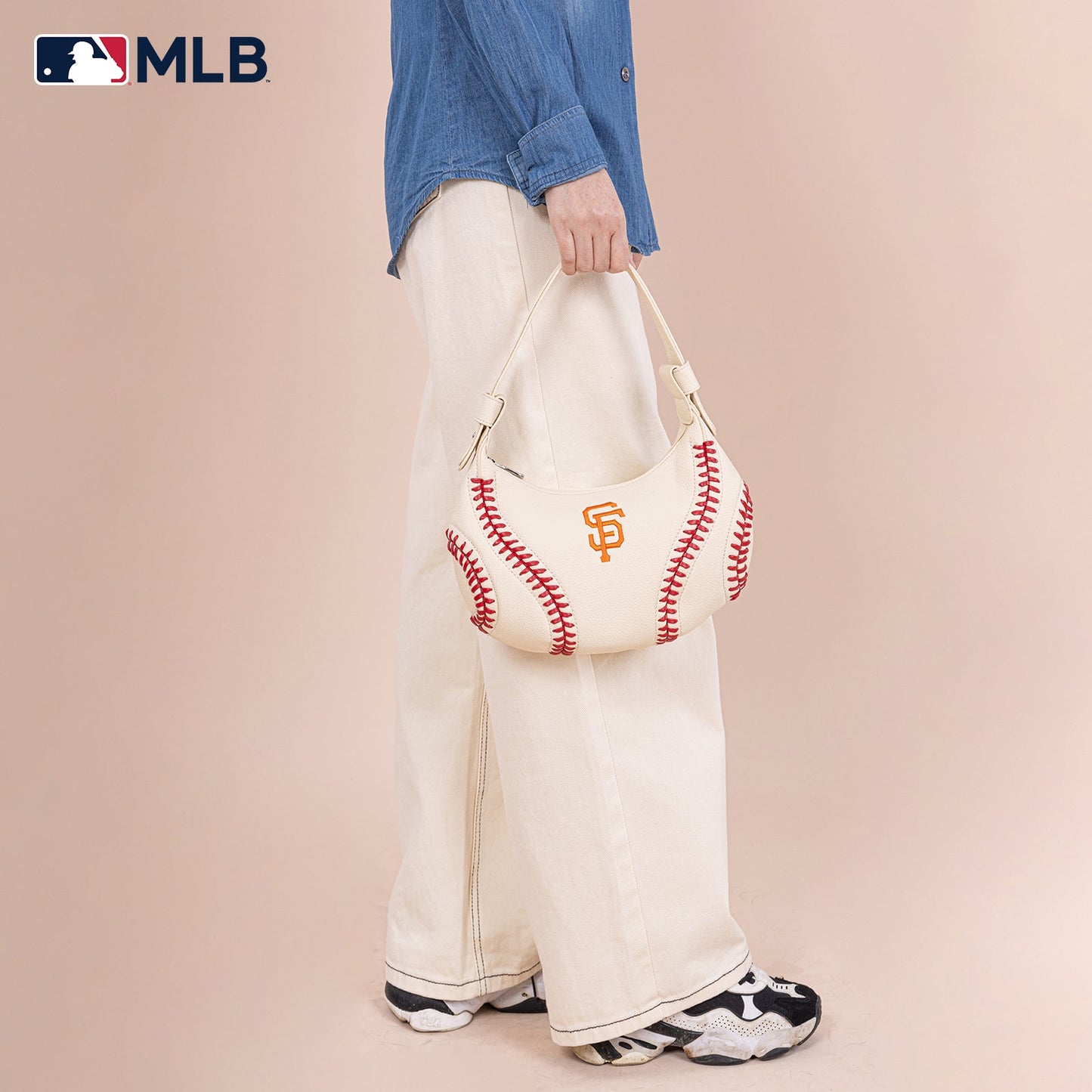MLB-SF101  MLB San Francisco Giants Team Hobo Bag/Shoulder Bag