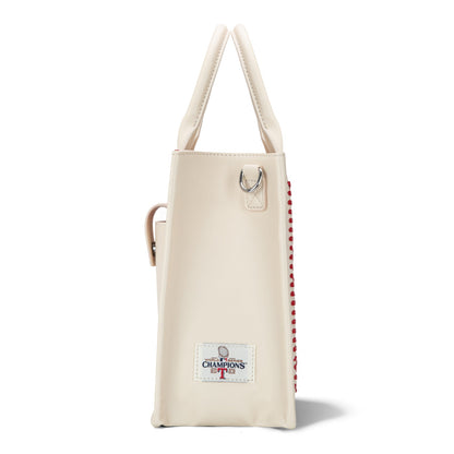 MLB-TX100-100   MLB Texas Rangers Team Whipstitch Tote/Crossbody