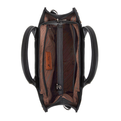 MW1323-8011  Montana West Tooled Collection Tote/Crossbody
