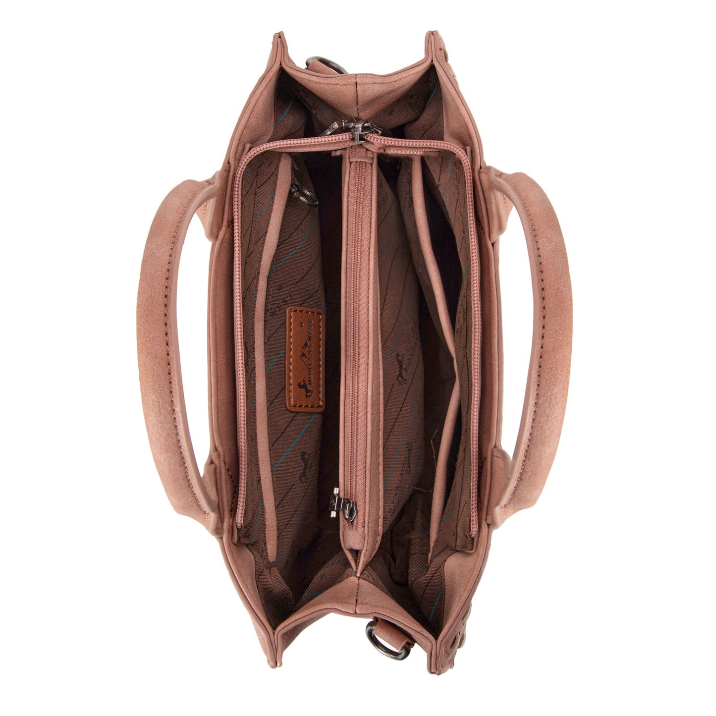 MW1323-8011  Montana West Tooled Collection Tote/Crossbody