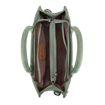 MW1323-8011  Montana West Tooled Collection Tote/Crossbody