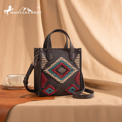 MW1332-160   Montana West Aztec Collection Crossbody