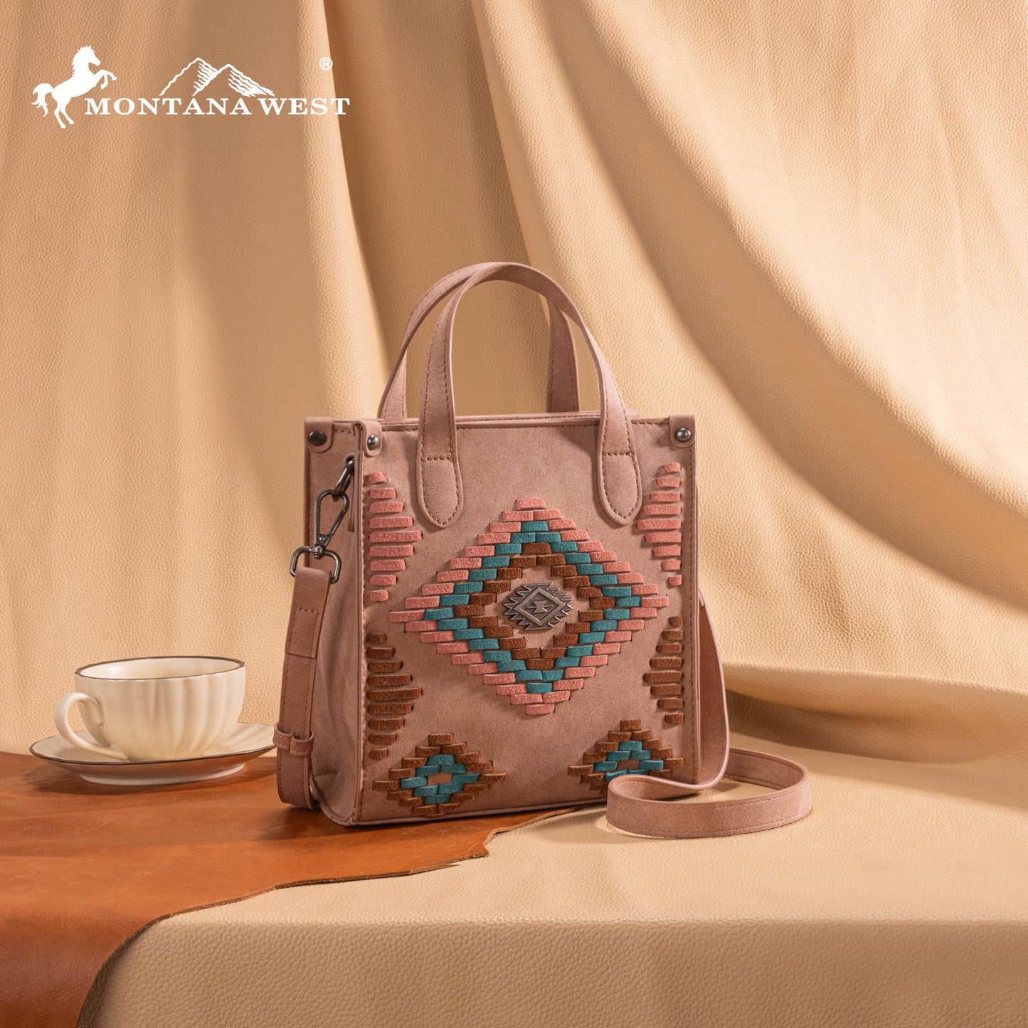 MW1332-160   Montana West Aztec Collection Crossbody